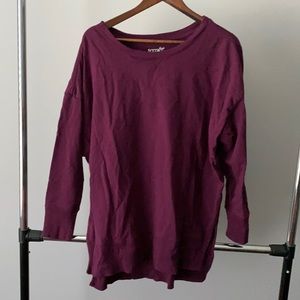 Maroon sweatshirt